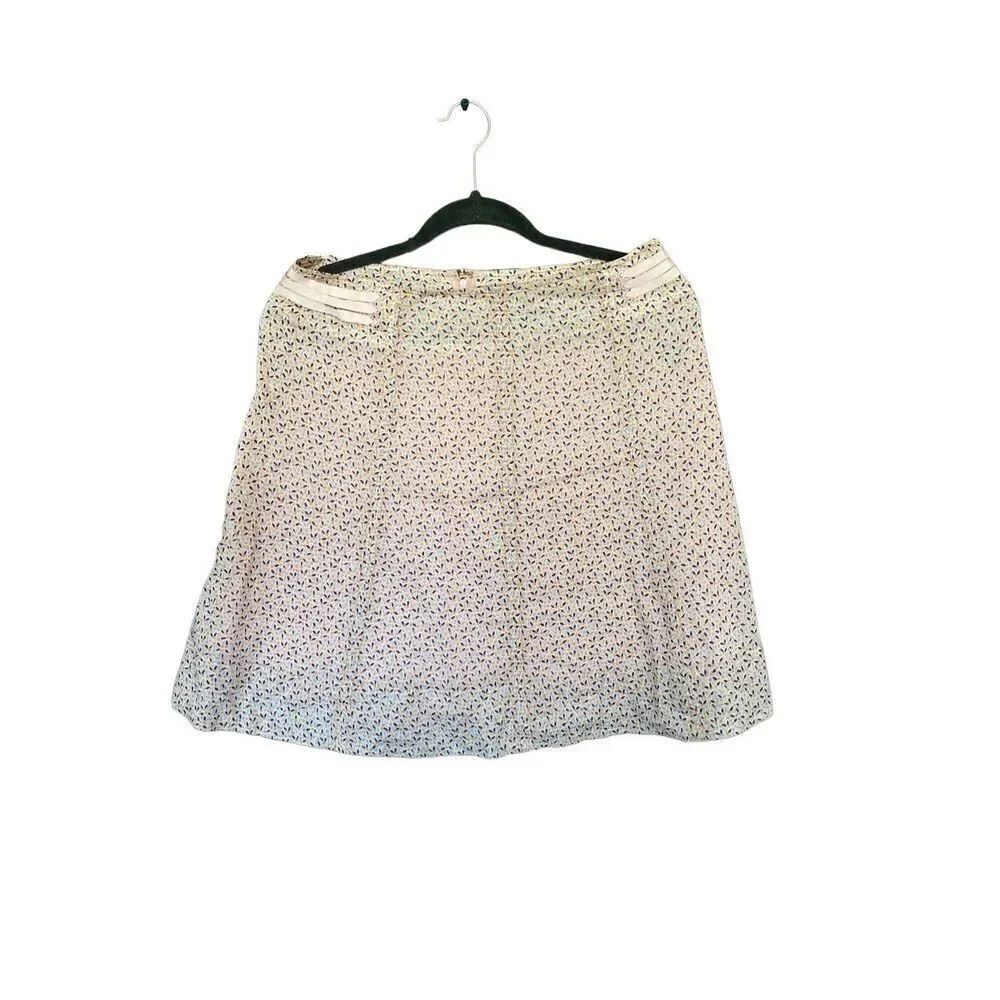Marc Jacobs Womens Multicolor Floral Print Straight Hemline Mini Skirt Size 4